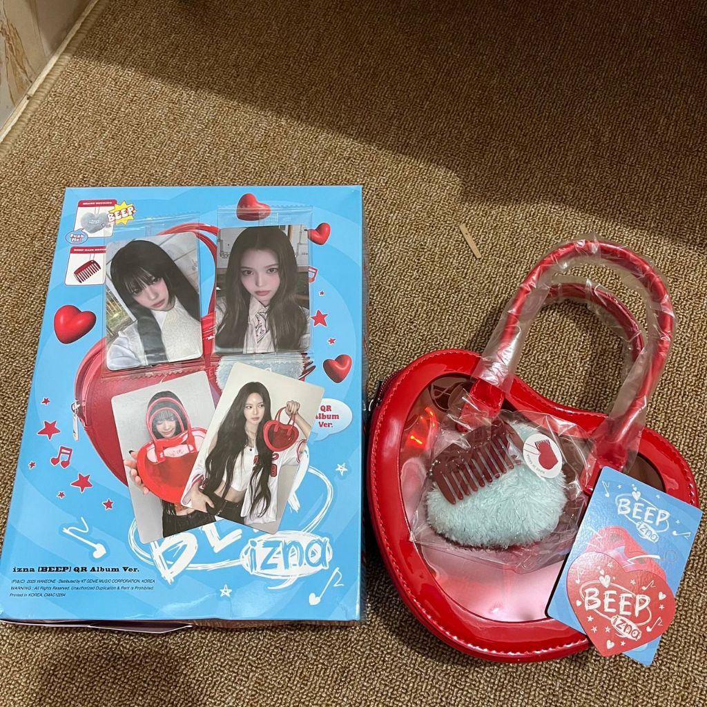 อัลบั้ม izna Jiyoon jeemin jungeun sarang mai koko saebi beep เท่านั้น photocard pc อย่างเป็นทางการ