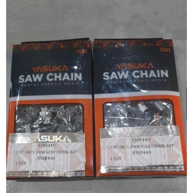 MATA MESIN Yasuka Chainsaw Chain Bar 26 44 Eyes | YASUKA CHAIN BLADE 26INCH 44 BLADES