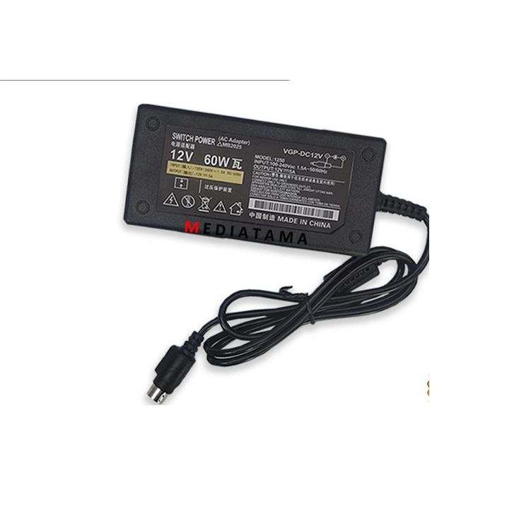 HIKVISION 12V 5A 4PIN ADAPTER 12 VOLT 5A 4PIN CHARGER HIK ADAPTER 12VOLT 5A