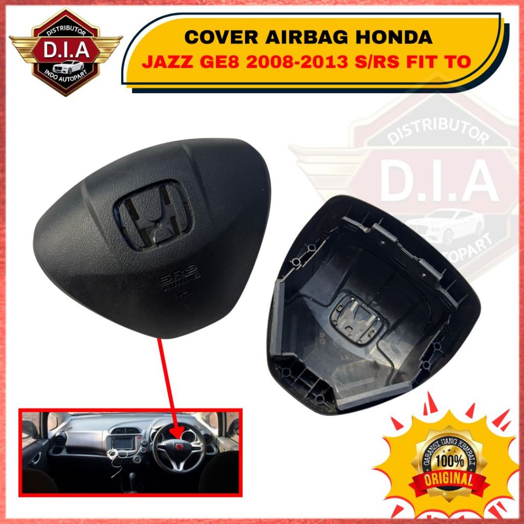 ฝาครอบถุงลมนิรภัย Air Bag STIR Honda JAZZ GE8 2008-2013 S/RS FIT TO ORIGINAL