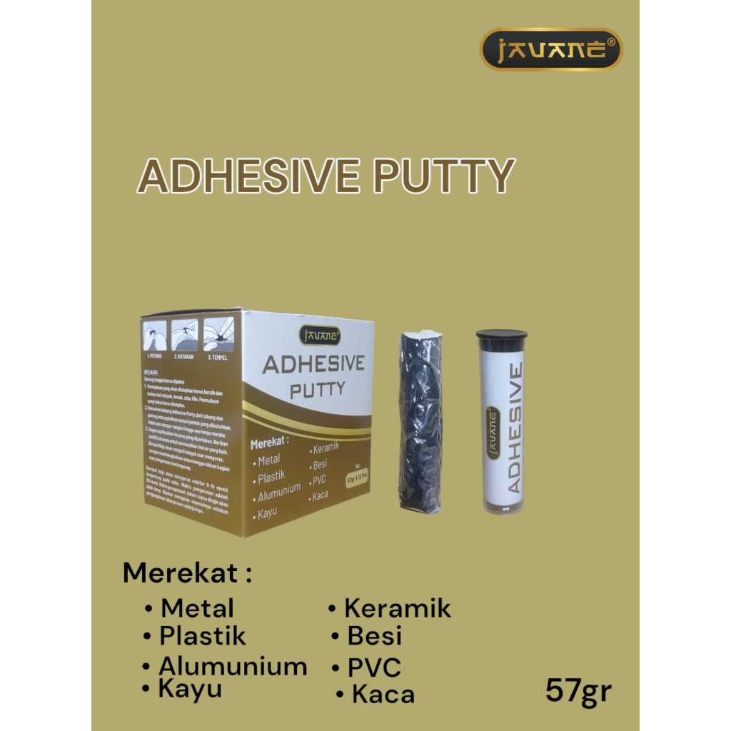 Javane Putty Epoxy Glue Bilded Glue AB กาวกาว 57gr กาวอเนกประสงค์ติดทนนาน