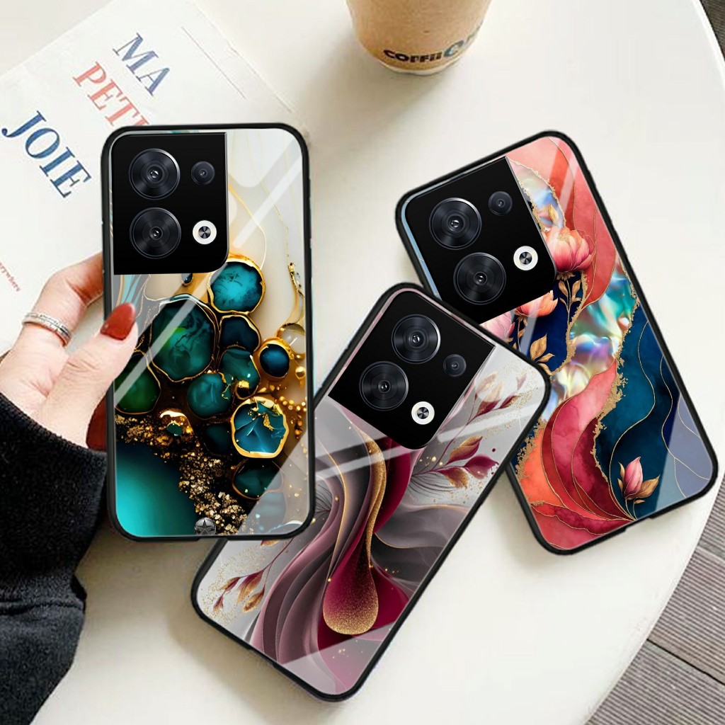 HP Glass Softcase OPPO RENO 8 4G RENO 8 5G RENO 8 PRO 8T 4G 8T 5G (MC141)