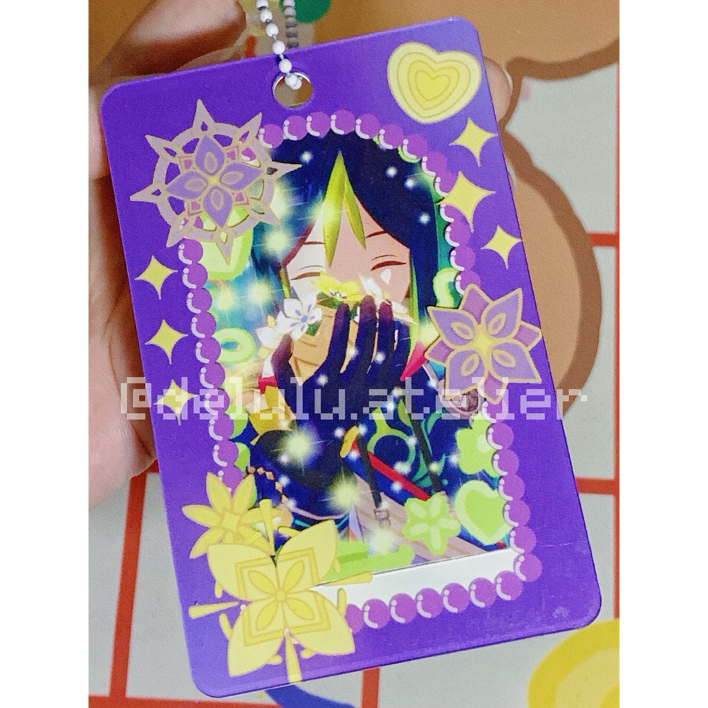 Genshin impact albedo photocard holder ผู้ถือบัตร chol ความงาม albedo genshin impact
