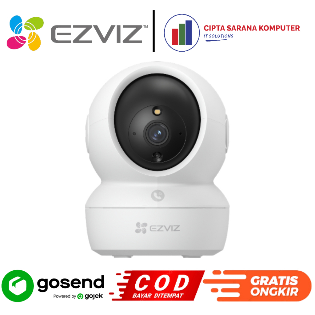 EZVIZ H6C Pro 2K 3MP สมาร์ท Wifi Pan Tilt IP กล้องกล้องวงจรปิดในร่ม