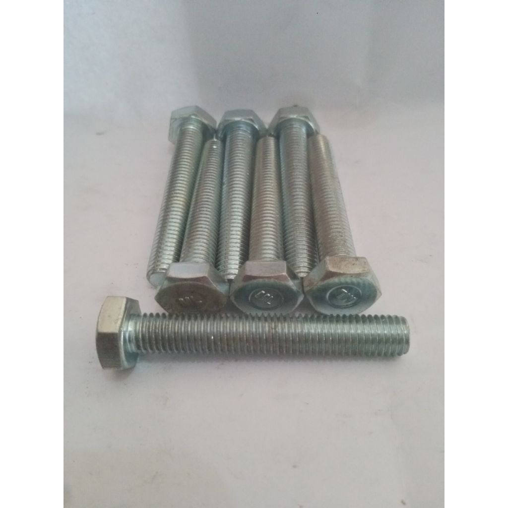 BMP M10X65MM | สีขาว BOLT NUT M10X6.5CM KEY 17