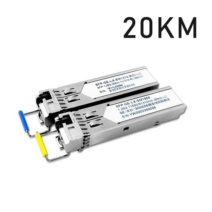 Bdlink bd link sfp-1gsc-bd-sm20 bx-u 1310t/1550r & bx-d 1550t/1310r 1.25G 20km ddm sc