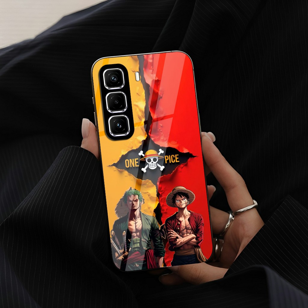 เคส Infinix Hot 50 - เคส Infinix Hot 50 Pro Glass Softcase - เคส Infinix Hot 50 Pro Plus - GC 487