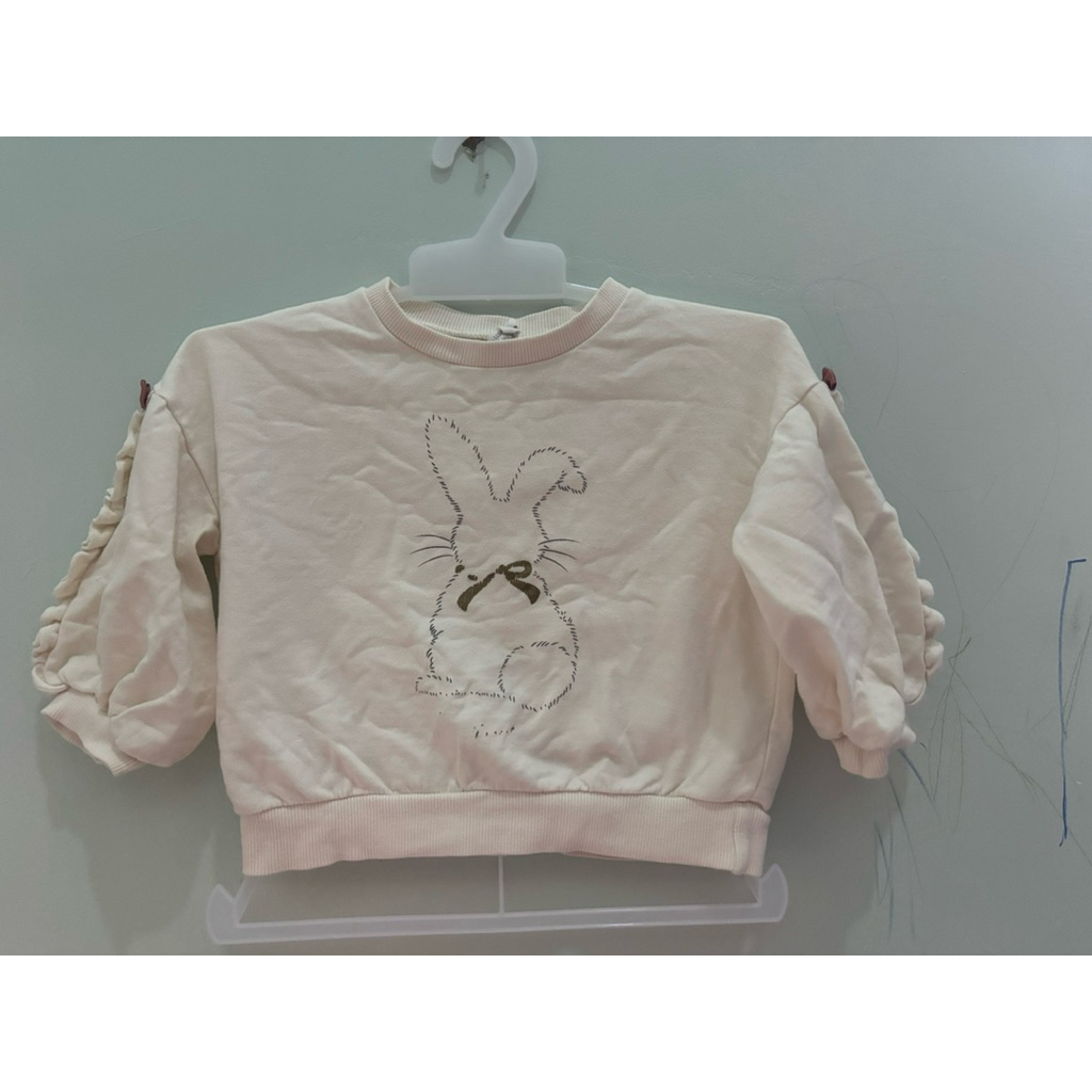 BABY CREWNECK TOP (6-12 เดือน) แบรนด์ PRELOVED MILK BEBE