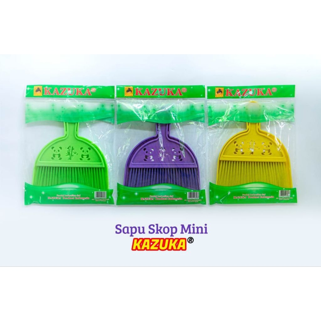 (1 ชุด) KAZUKA MINI BROOM + DUMP / CAR BROOM / SMALL MULTIPURPOSE BROOM