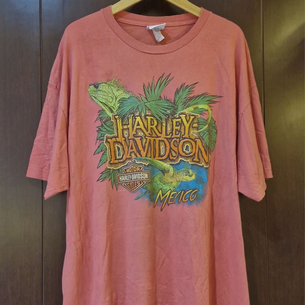 เสื้อยืด Harley Davidson Cancun Mexico T-Shirt เสื้อผ้าเสื้อยืด