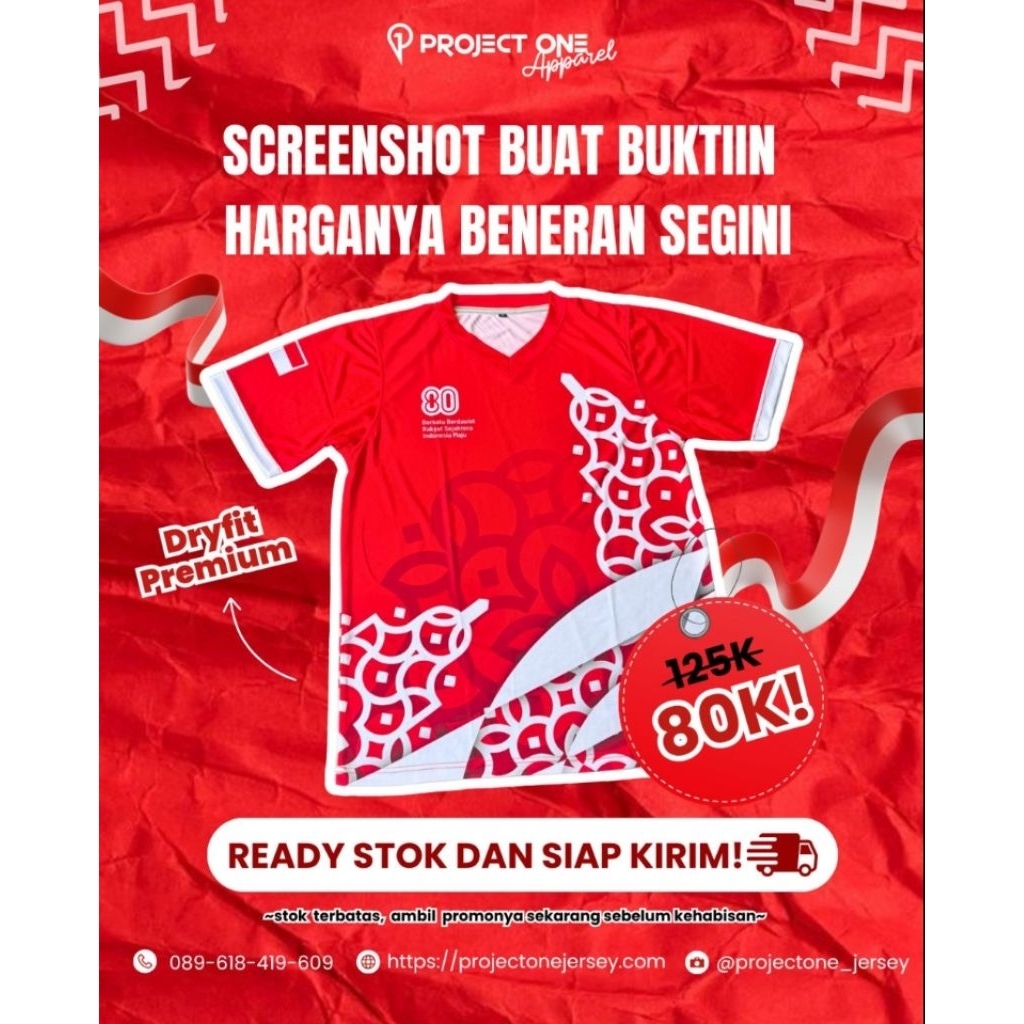 80th Anniversary of the Republic of Indonesia Jersey