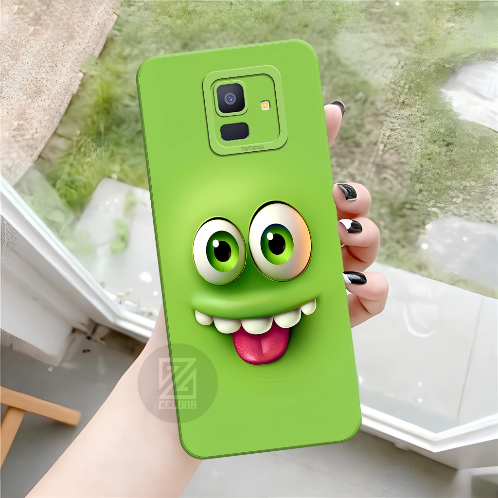 Softcase SAMSUNG GALAXY A8 PLUS ZELORA แฟชั่นกรณีการ์ตูนกรณี SAMSUNG GALAXY A8 PLUS ปลอก SAMSUNG A8 