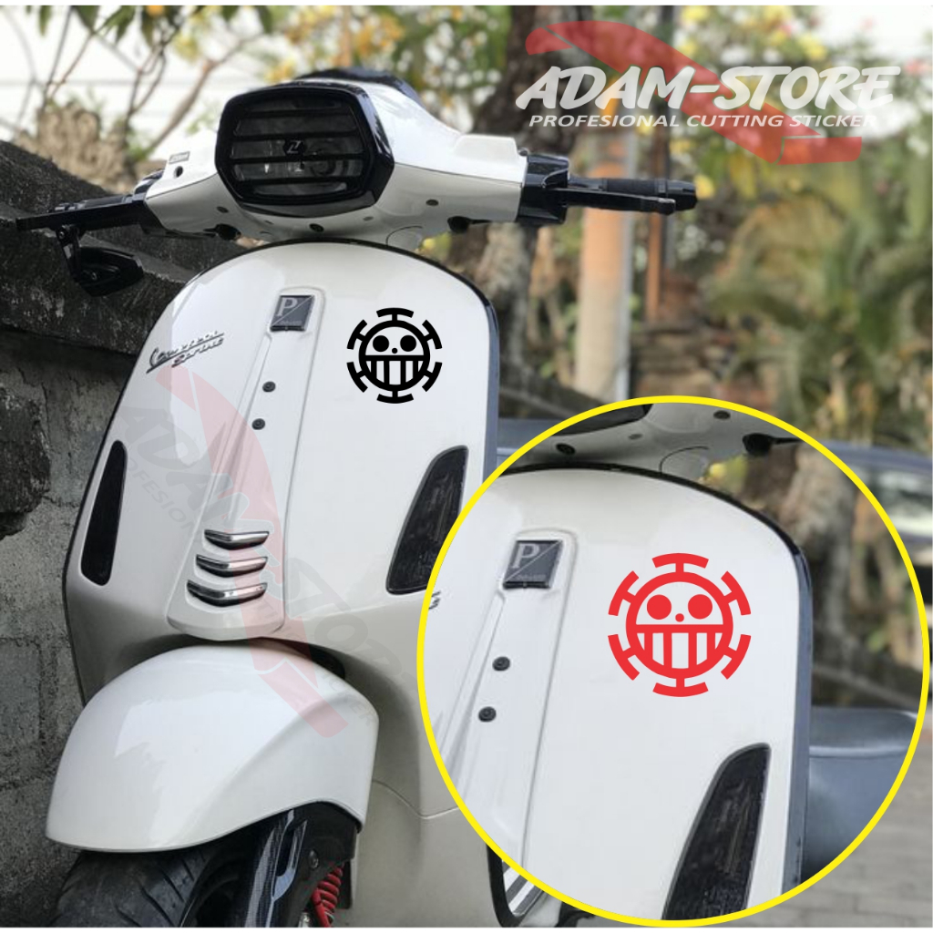 VNE2 One Piece Sticker / Vespa Matic Motorcycle Sticker / One Piece Anime Sticker
