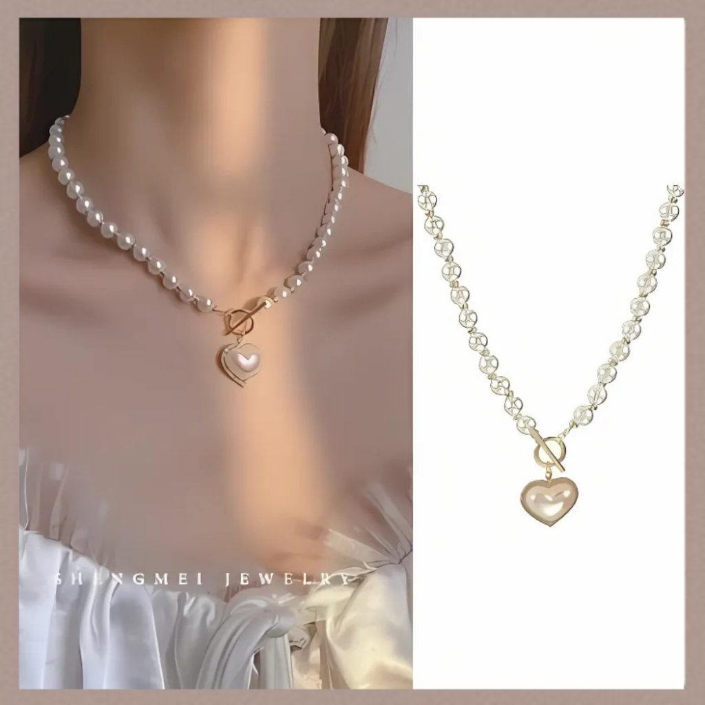 DDC สร้อยคอผู้หญิงแฟชั่นลูกแพร์สไตล์เกาหลี DJ-K02