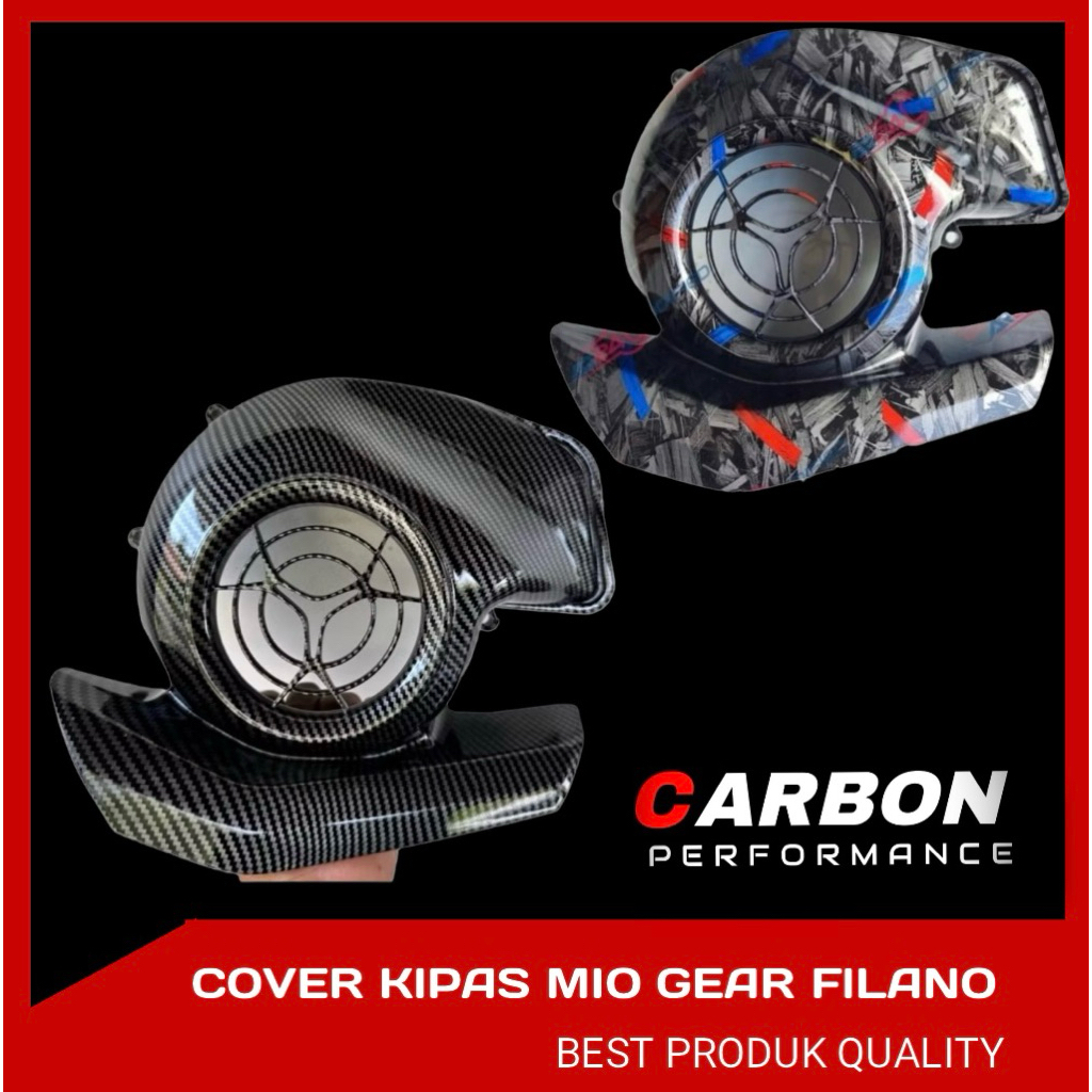MIO GEAR CARBON FAN FILANO FAZZIO grand filano พัดลมคาร์บอน fazzio freego พัดลมคาร์บอน prego