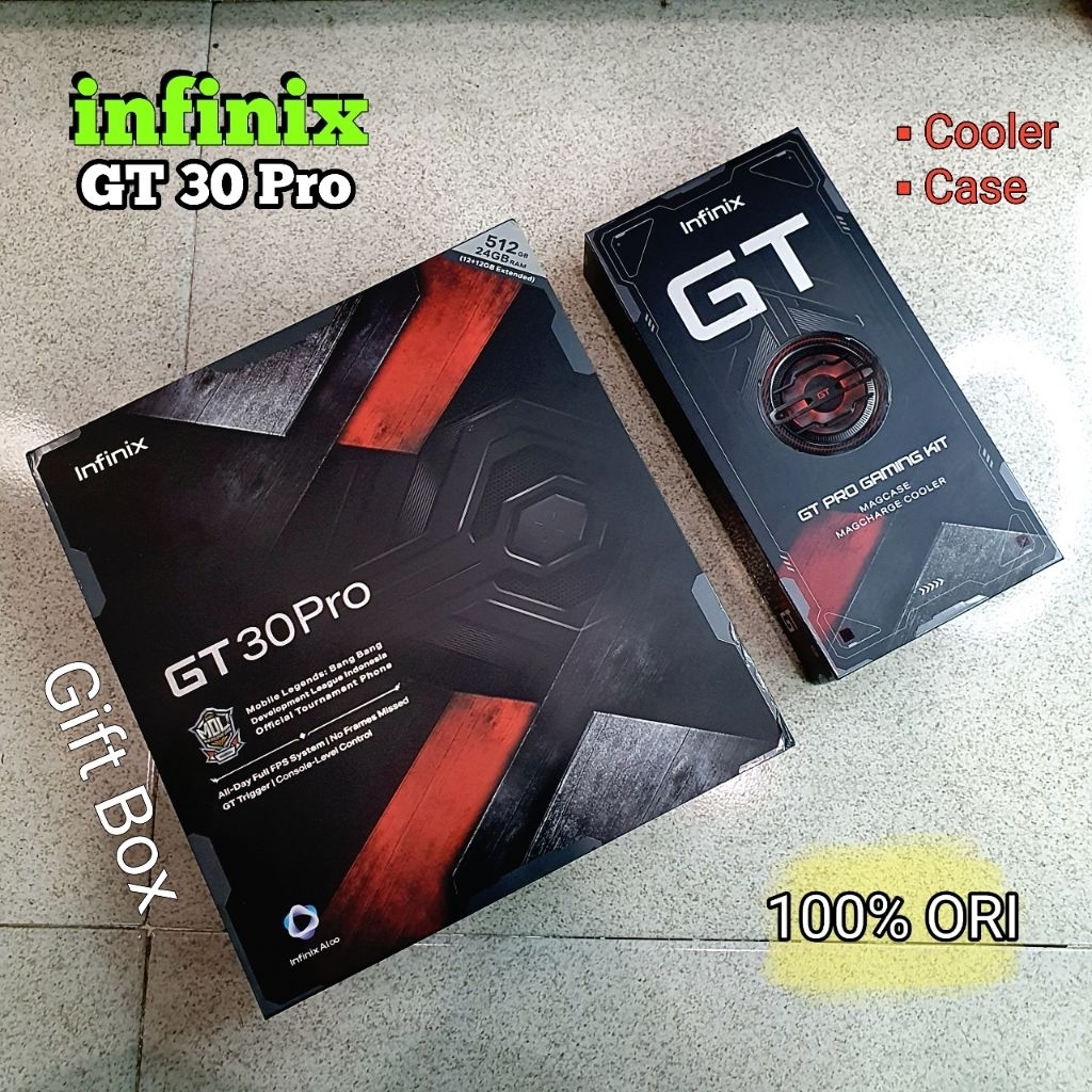 กล่องของขวัญ || ชุดเกมมิ่ง Gt 30 pro || คูลเลอร์ GT 30 pro || เคส GT 30 pro ของแท้ 100% พร้อม HP