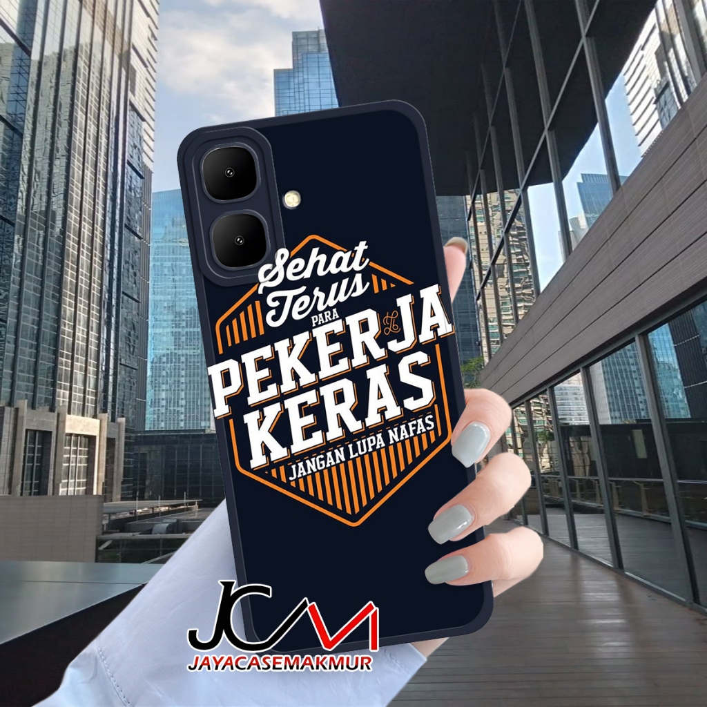 LAYAR JCM Case For Infinix Smart 10 - Tecno Spack Go2 - Tecno Pop 10 - Silicone Tpu Case Macaron Mot