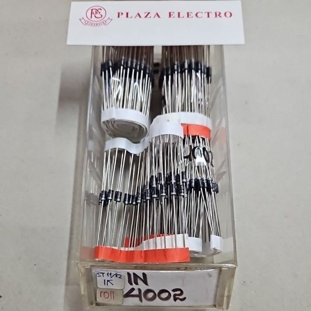 DIODE 1N 4002 IN4002 1A CAMPERE RECTIFIER DIODE 1A IN 4002 MIC ORIGINAL