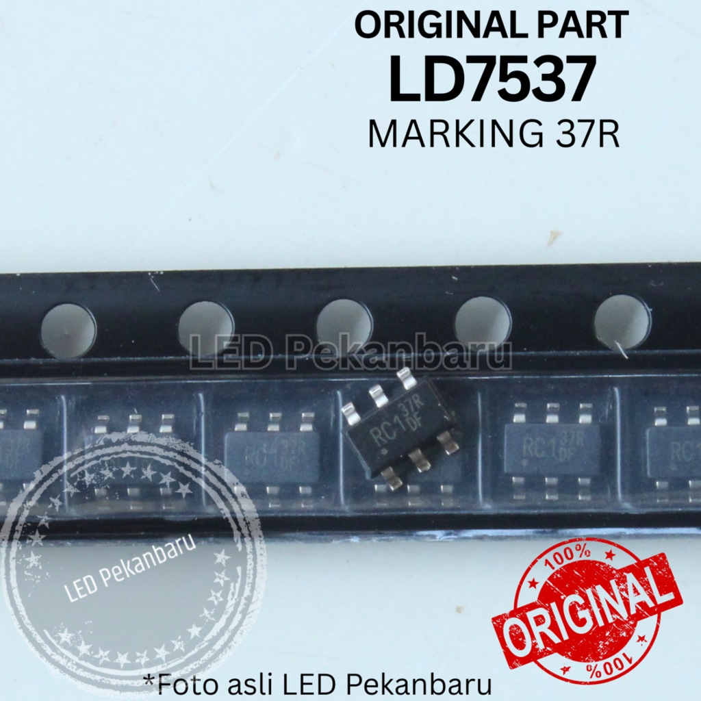 IC LD7537RGL LD7537 BODY CODE 37R SMD SOT23-6 PWM POWER REGULATOR TEVEL