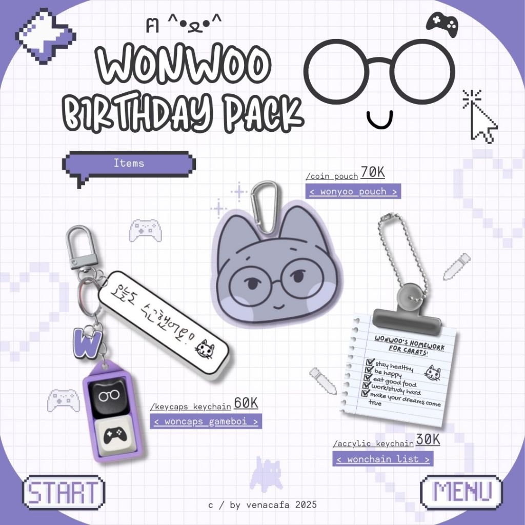 (เซ็ตติ้ง) Wonwoo Birthday Pack By Venacafa