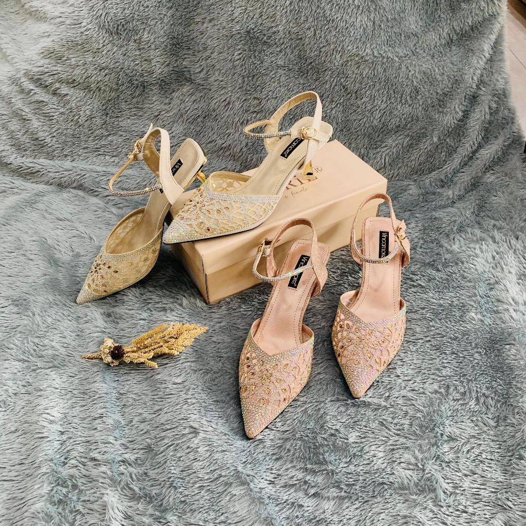 HEELS 638-A1 / LUXURY HEELS / POINTED HEELS / ส้นผู้หญิง