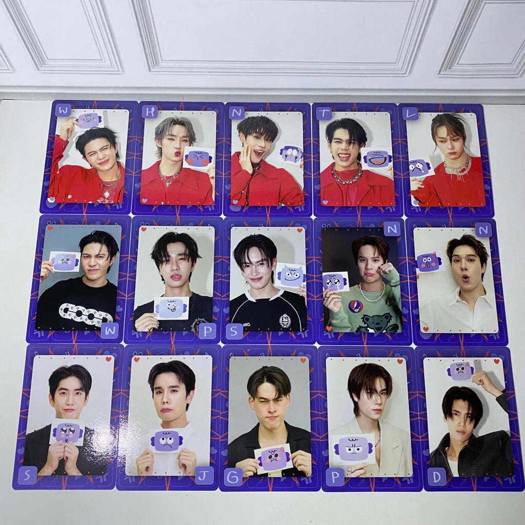 CC MOOD QUEST BOOKFAIR GMMMTV COLLECTIBLE CARD อย่างเป็นทางการ BOYS LYKN WILLIAM NUT ASTON HONG TUI 