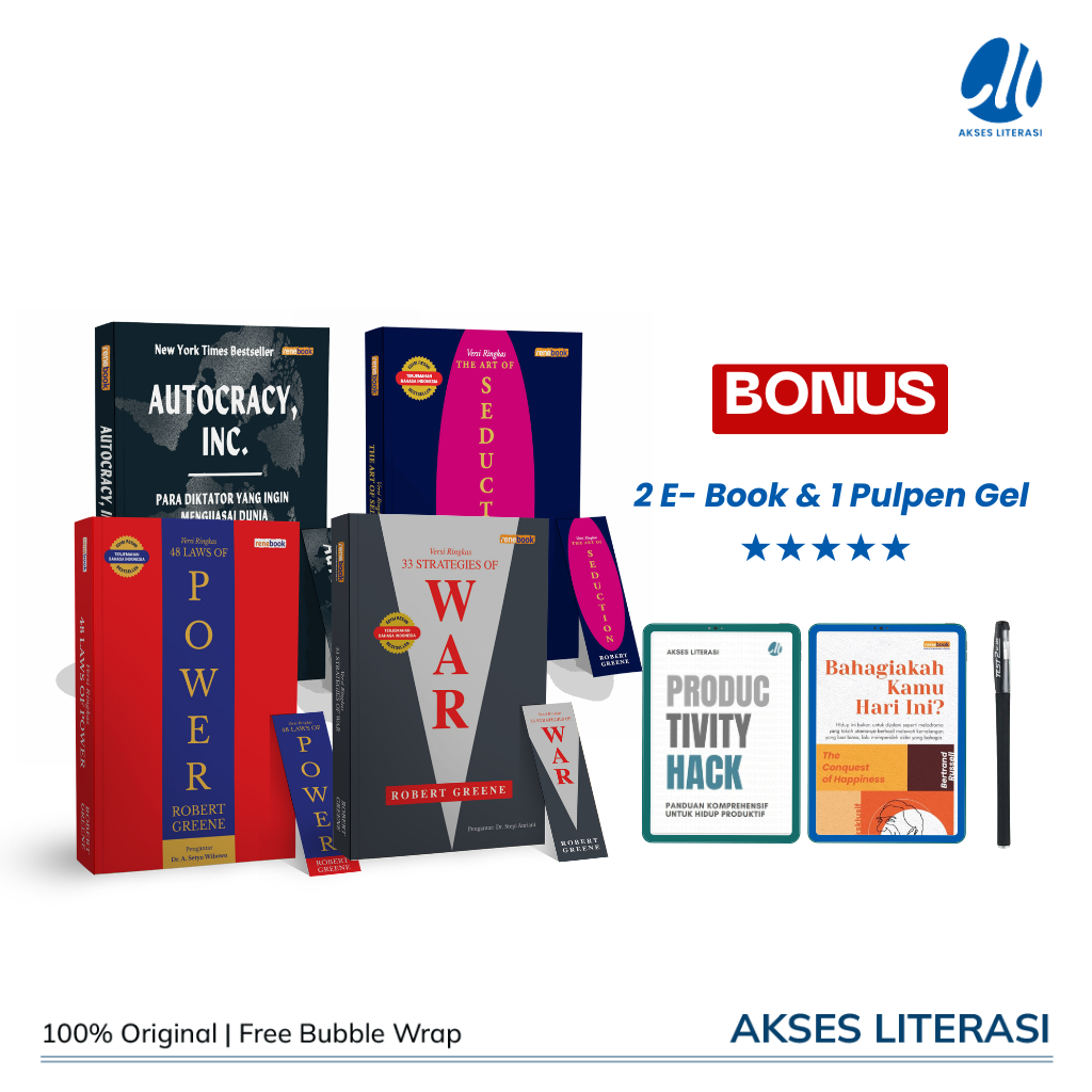 [แพ็คเกจใบพัด] - หนังสือกลยุทธ์เวอร์ชั่นกะทัดรัด 48 กฎหมายแห่งอํานาจ - 33 กลยุทธ์สงคราม - ศิลปะแห่งค