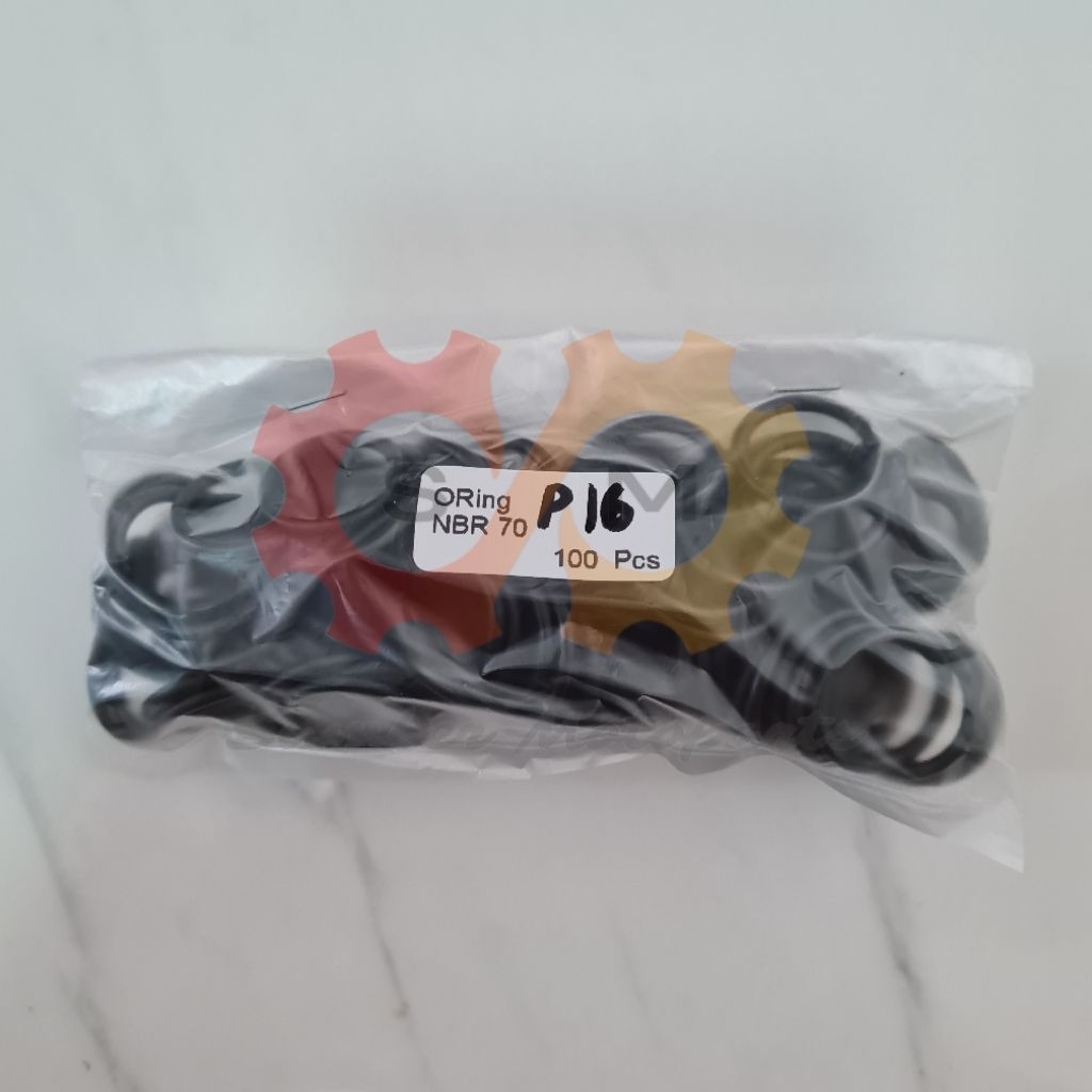 100 ชิ้น / Oring P-16 P16 NBR70 นําเข้า