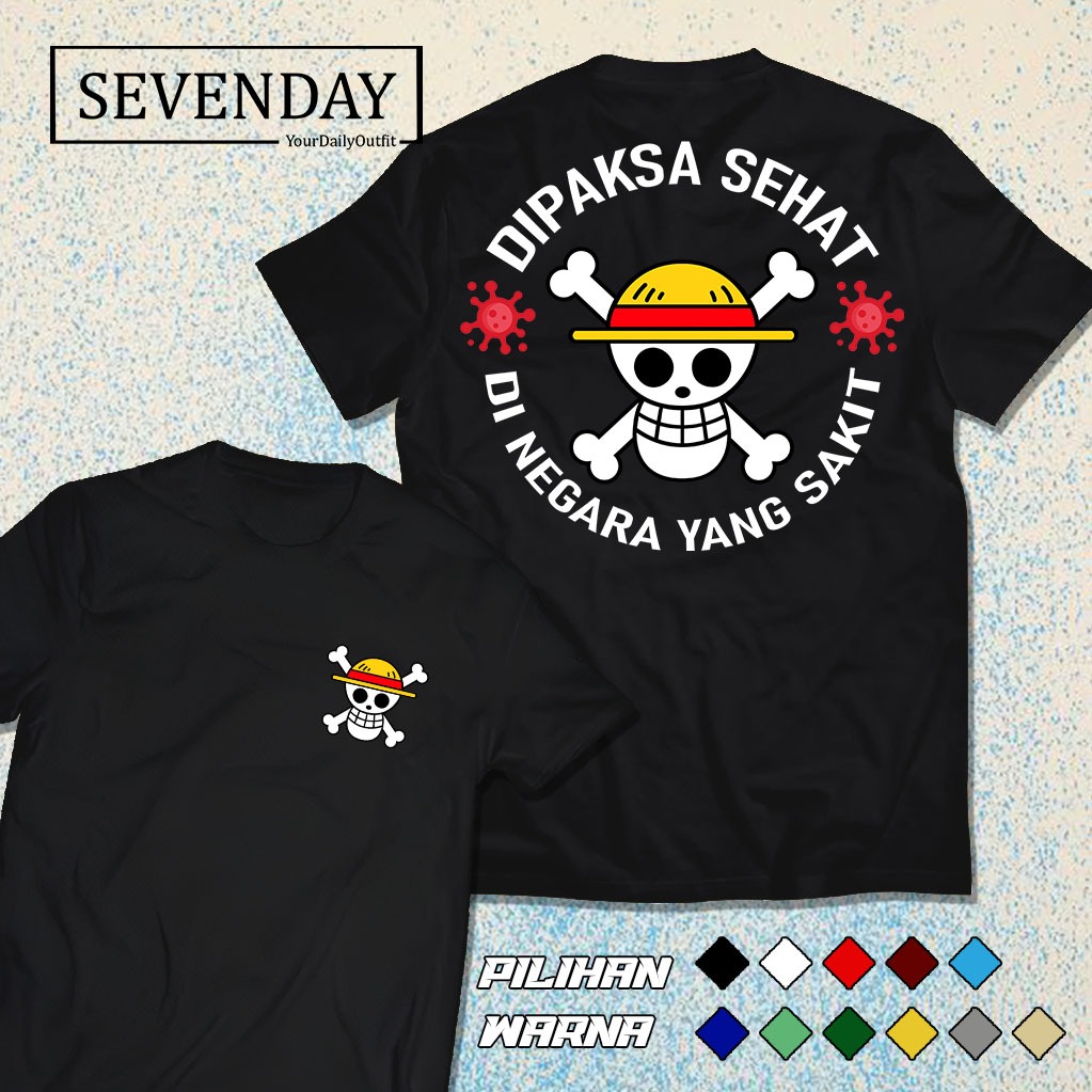Sevenday.idn - เสื้อยืดเพื่อสุขภาพบังคับในประเทศป่วย Viral - เสื้อยืดชิ้นเดียว - เสื้อยืดผู้ชายและผู