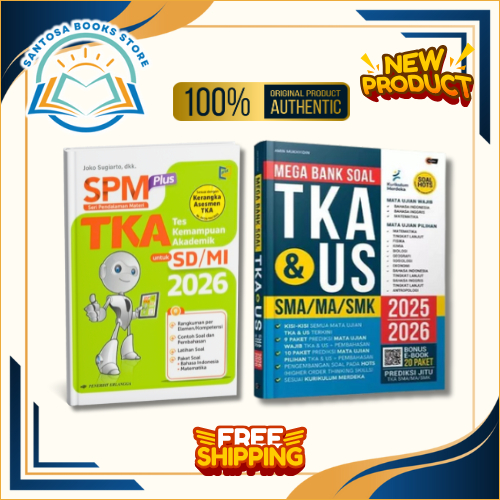 SPM Plus TKA SD/MI 2026 Book & Mega Bank Question Book สําหรับ TKA & US SMA/MA/SMK 2025/2026