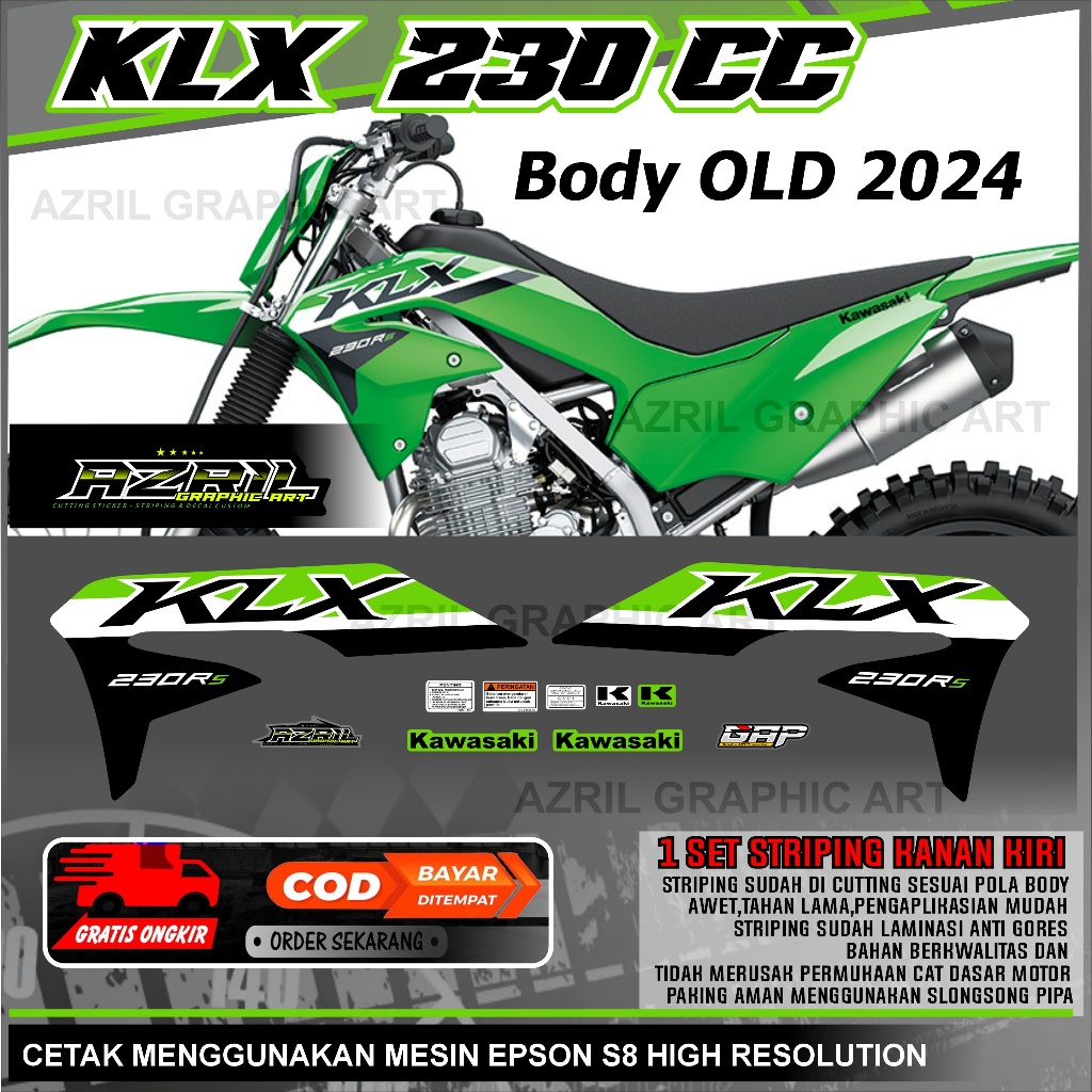 KLX 230 Striping 2024 สําเนาต้นฉบับ
