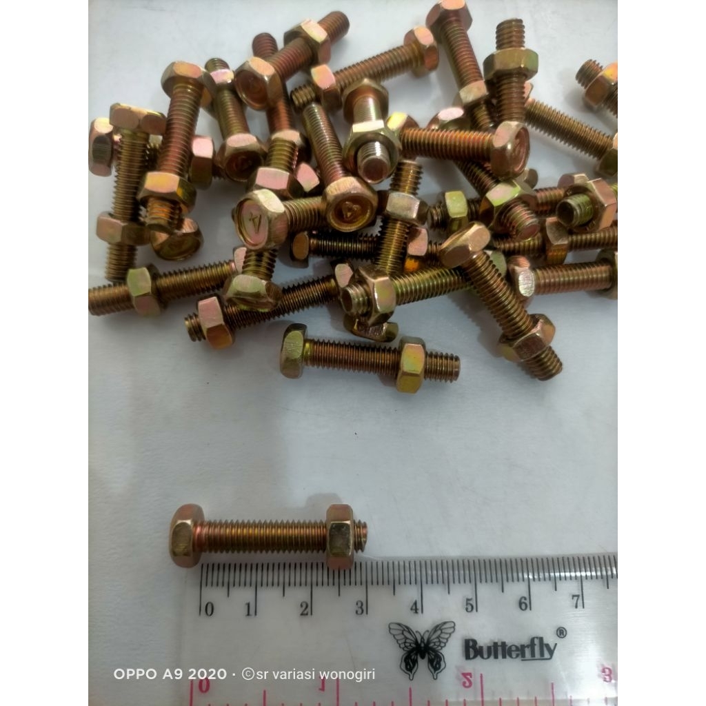 น็อตกุญแจ 10 M6x30mm