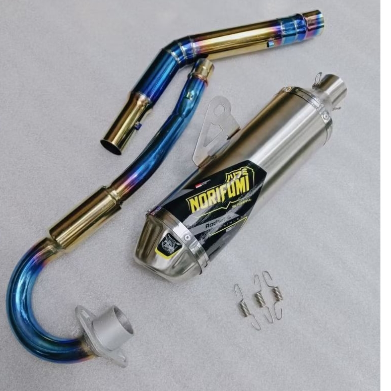 ท่อไอเสียแข่ง crf 150, crf230, xr200, xr 150 ท่อไอเสีย klx 150, slg bf norifumi_fmf f4 ท่อ