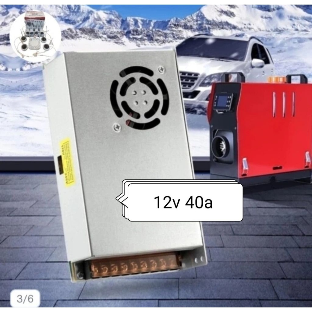 Rafo Power Supply 12V 40A 480W - 100% PURE ORIGINAL ITEM