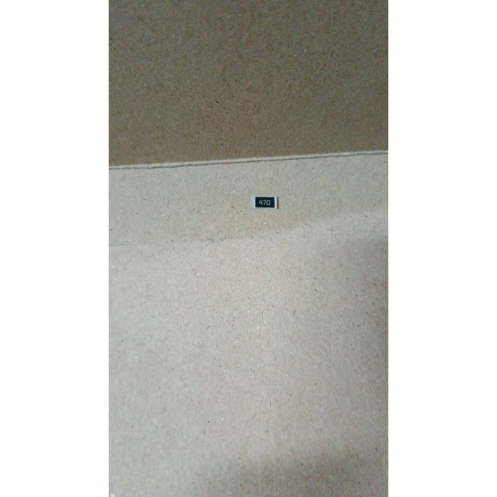 9031 ตัวต้านทาน smd แท่งเล็ก mini 2512 47ohm 47r 47 ohm mark 470