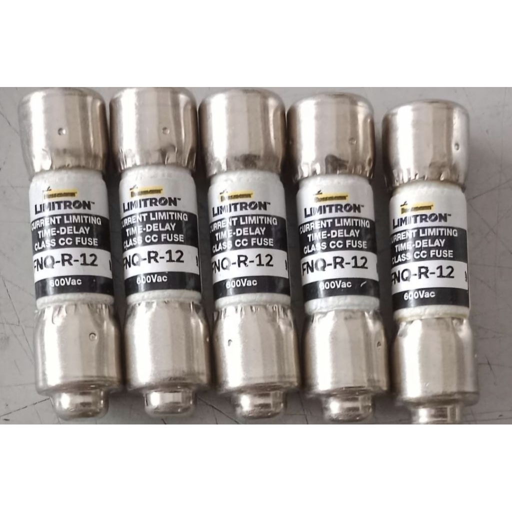 FUSE FNQR 3A / 6A / 10A / 12A / 20A / 25A / 30A Ampere Bussman 600VAC FNQ-R Class CC Fuse Current Li