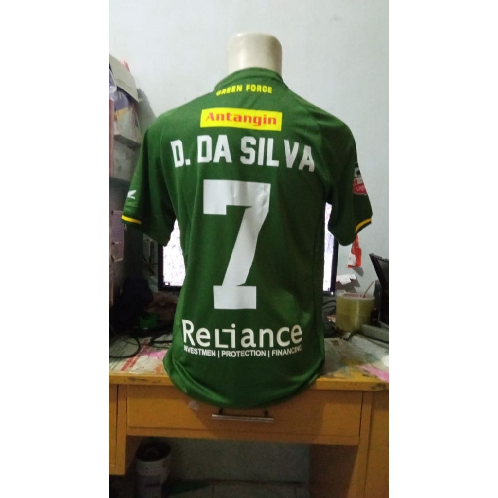 PERSEBAYA surabaya home 2020 เสื้อฟุตบอล Shopee league ไซส์ M DAVID DA SILVA 7