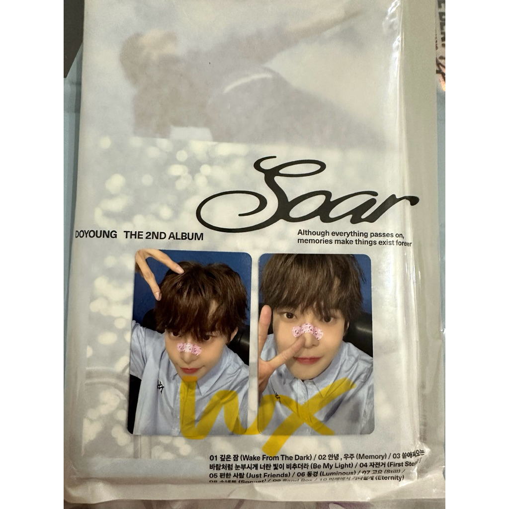 [READY, SEALED] Doyoung Album - Soar (บีมายไลท์เวอร์) พร้อม POB