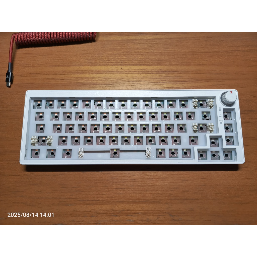 BAREBONE DAMAGED Zifriend AG68 คีย์บอร์ดแบบกลไก 65% Hotswap Type C Knob