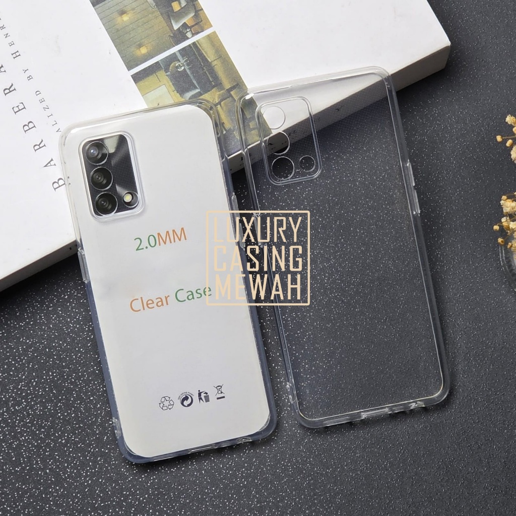 Premium Clear Case Bening 2.0mm Softcase โปร่งใสสําหรับ Oppo A74 4G Oppo A95 4G Oppo A74 5G Oppo A76