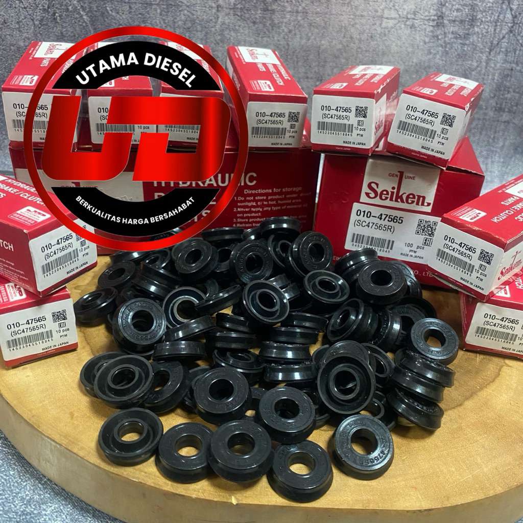 ยางเบรคหน้าสําหรับ Kijang 3K 5K 15/16 Seiken Japan ยี่ห้อ (SC47565) จํานวน 10 ชิ้น