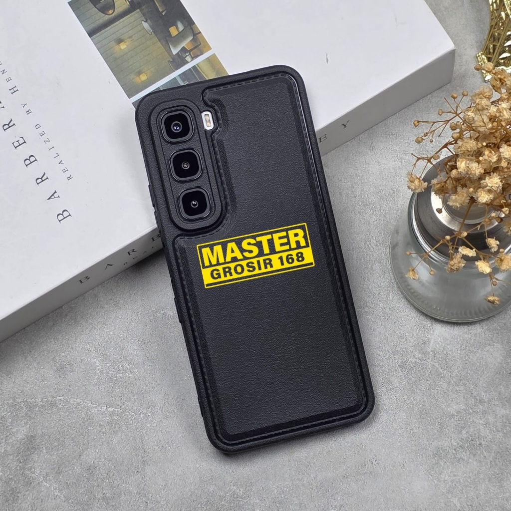 INFINIX HOT 60I INFINIX HOT 60 CASE LEATHER PRO BLACK INFINIX HOT 60I INFINIX HOT 60