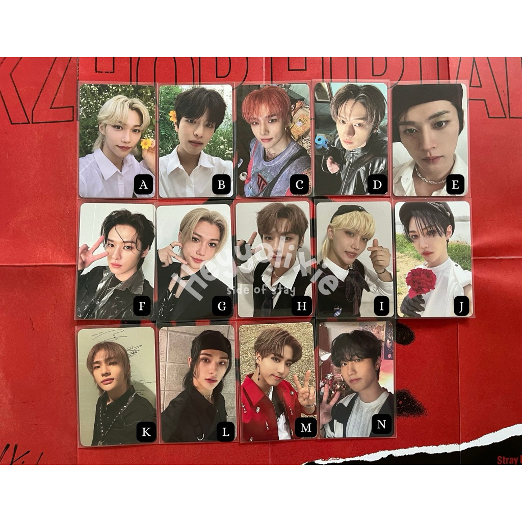Photocard Straykids Felix Seungmin Hyunjin Lee รู้ฮัน jisung