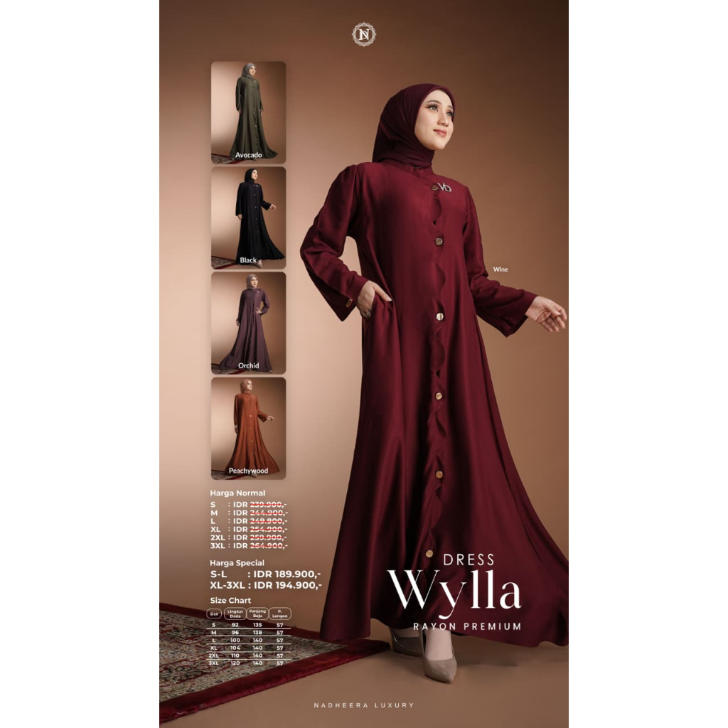 // WYLLA DRESS NADHEERA LUXURY ใหม่ล่าสุด // NEWEST DRESS // BY NADEHEERA LUXURY // เดรสล่าสุด // เด