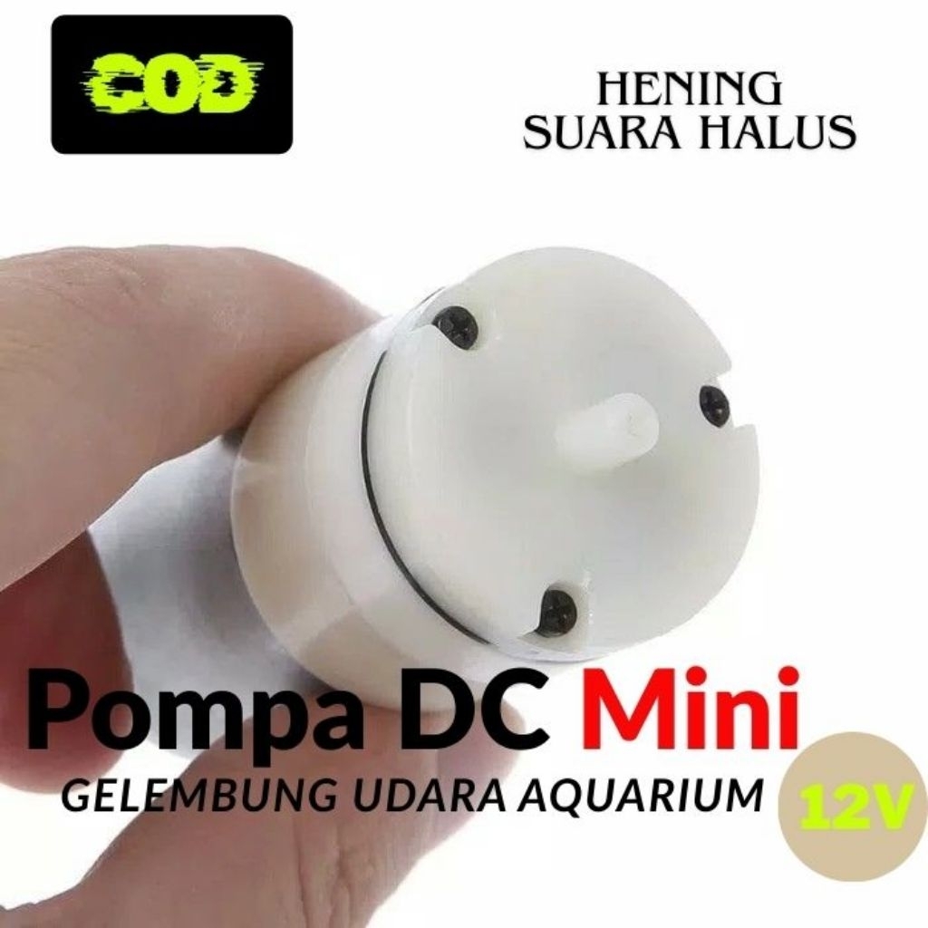 ปั๊มลมไมโคร DC 3.7 Volt-12 Volt Aquarium Air Bubble Aerator ปั๊ม