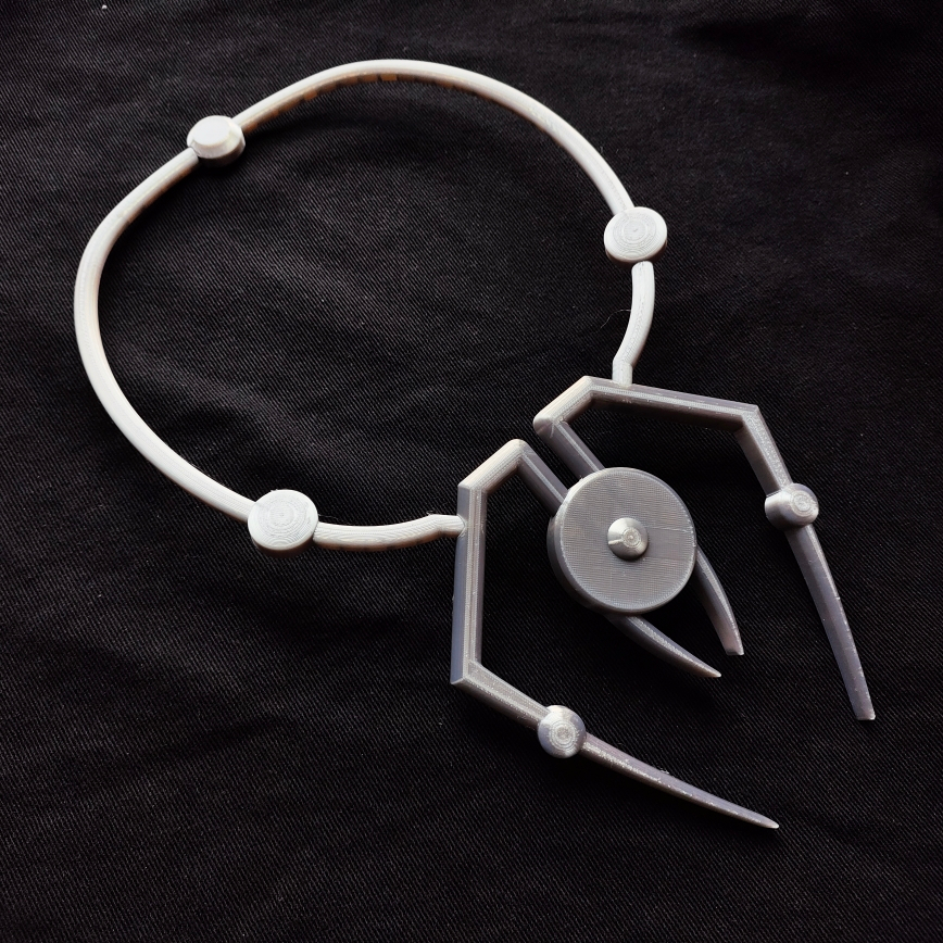 [READY JKT] Till Alien Stage Cosplay Props - สร้อยคอและหูฟัง Till R7 ( LED สีแดง) - ALNST คอสเพลย์