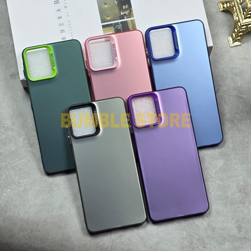 เคส Samsung A07 เคส Samsung A17 IMD Color Plate Hologram Case - Bumble