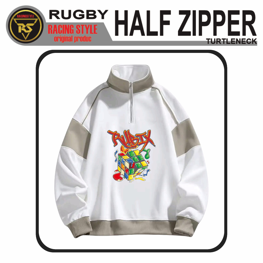 Platinum World Rugby ครึ่งซิปคอเต่า Rubix Unisex
