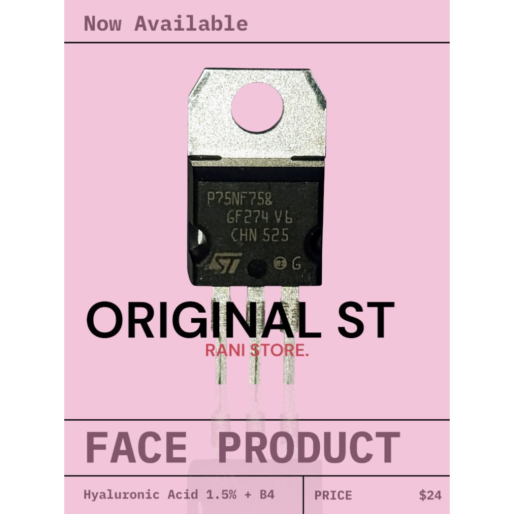 75NF75 MOSFET 75NF75 ORIGINAL ST