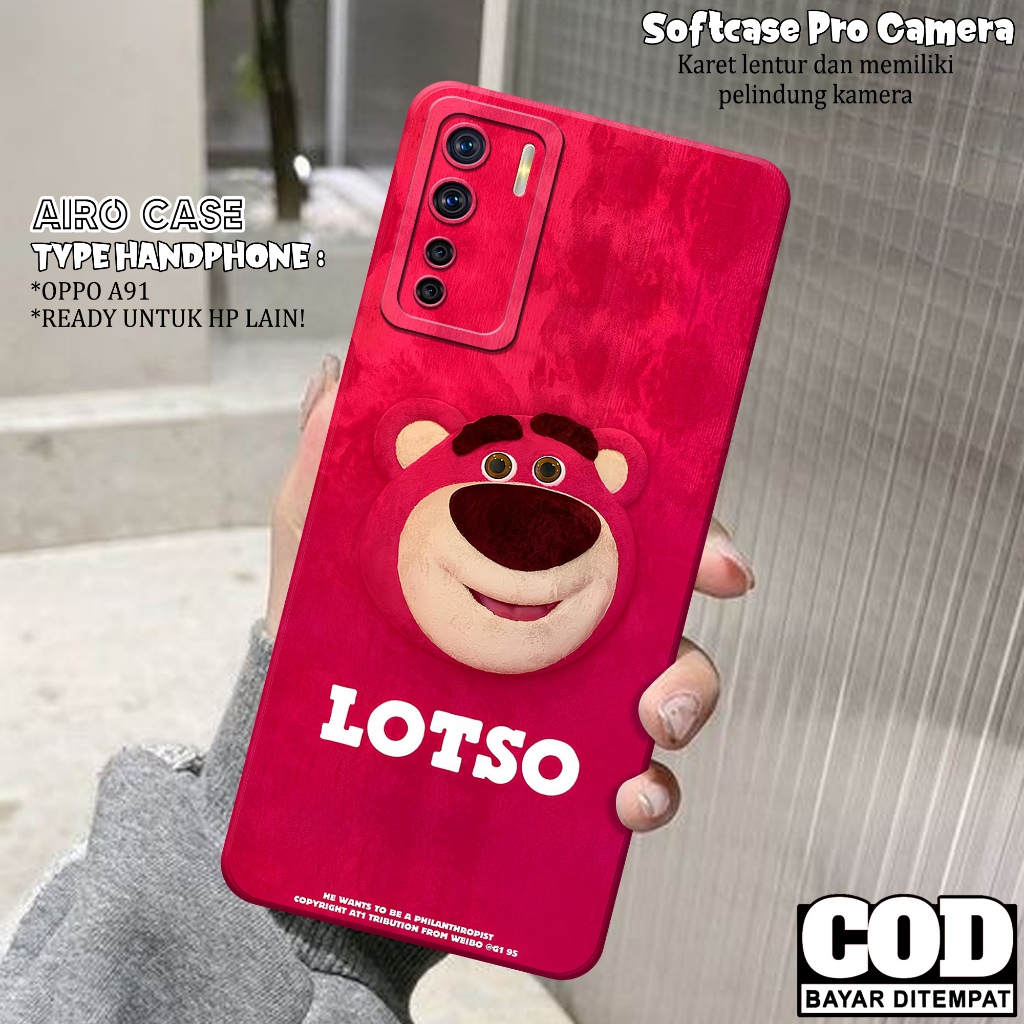 เคส OPPO A91 - OPPO A91 Softcase - เคสแฟชั่นการ์ตูน - เคส OPPO A91 - เคส Pro Camera Softcase - Tpu -